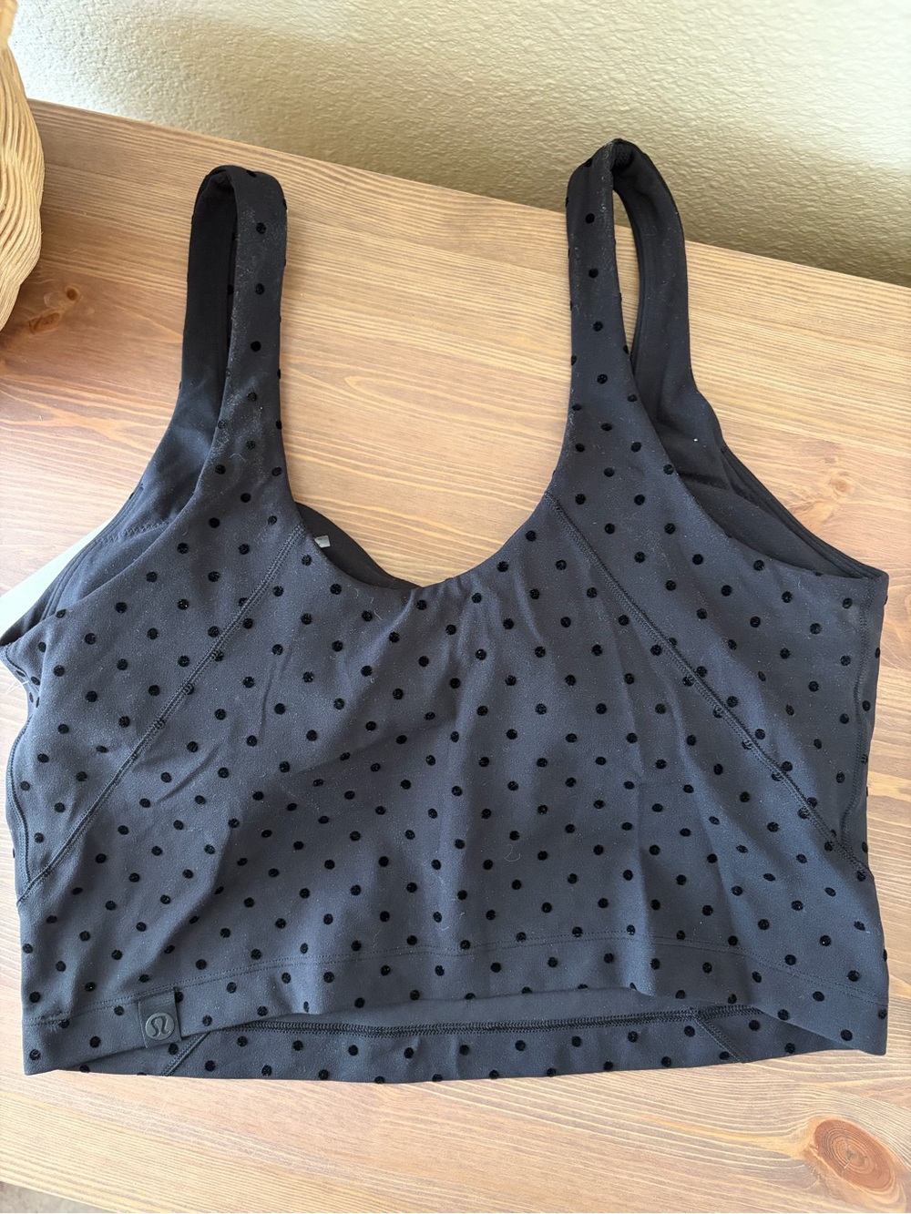 lululemon athletica Align Tank *Black Polka Dot Flocked* size 10 *NWT* - Picture 5 of 6